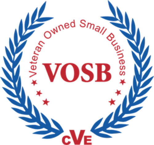 The logo for a Veteran Owned Small Business which precision talent solutions is.
